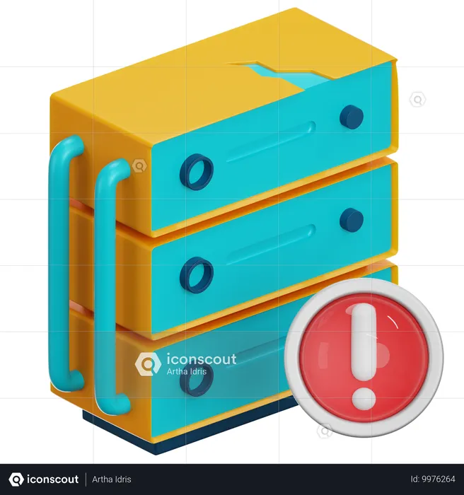 Serverfehler  3D Icon