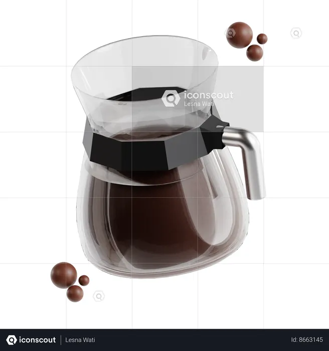 Serveur à café  3D Icon