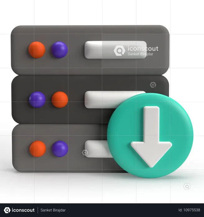 Serveur de téléchargement  3D Icon