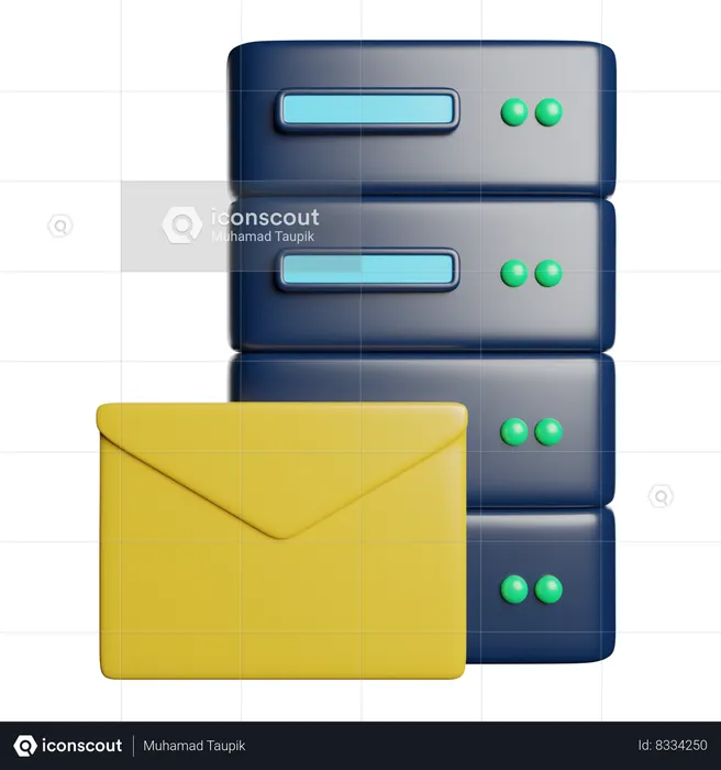Messagerie du serveur  3D Icon