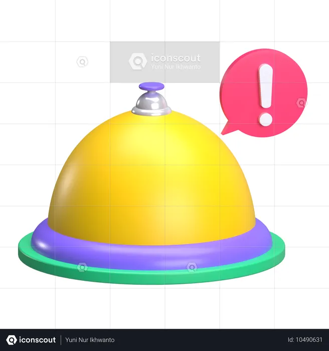 Service Bell  3D Icon