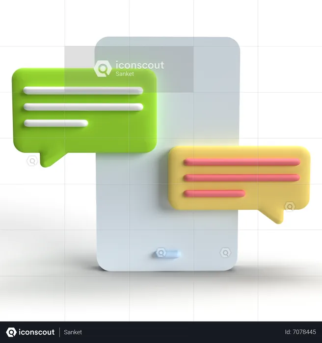 Service client  3D Icon