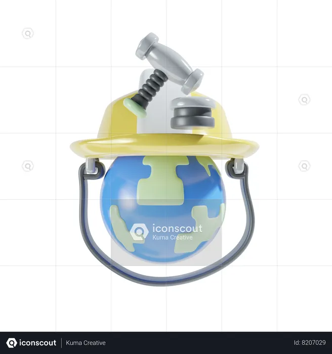 Service international  3D Icon