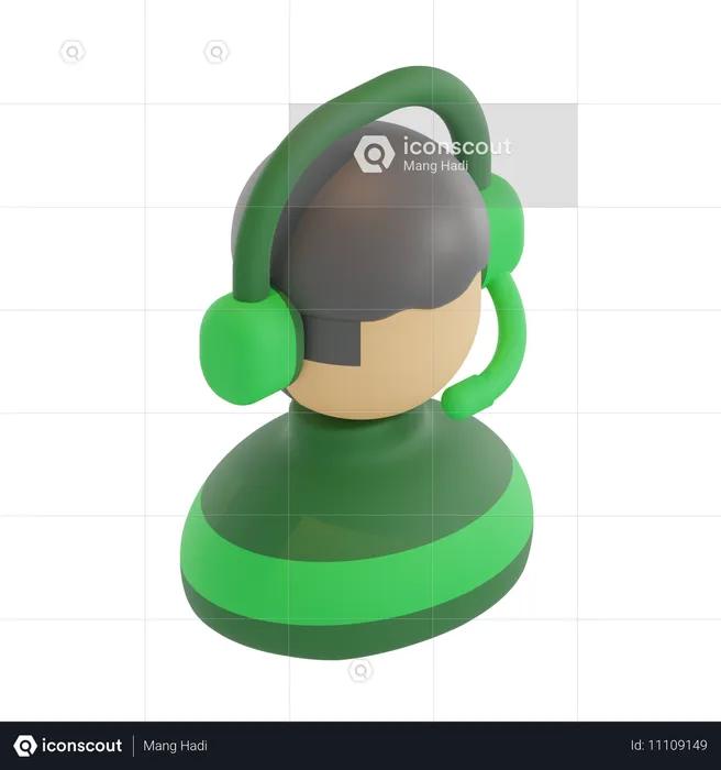 Servicio al Cliente  3D Icon