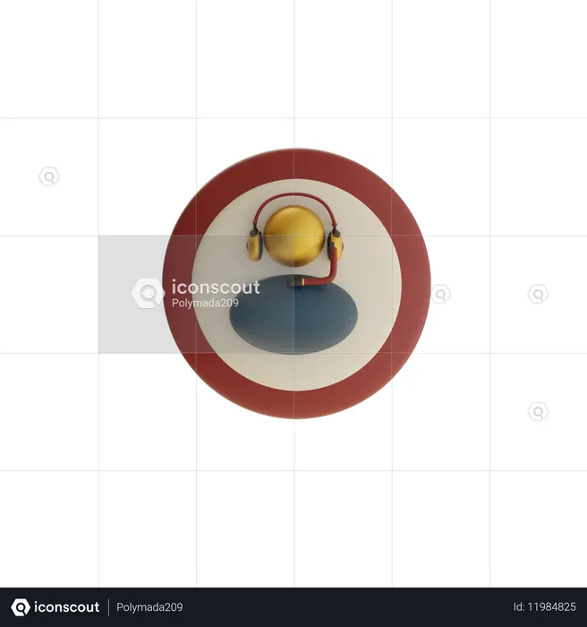 Servicio al Cliente  3D Icon