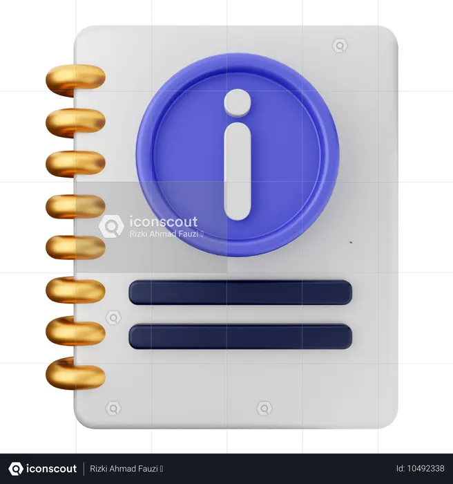 Servicio de asistencia para libros  3D Icon
