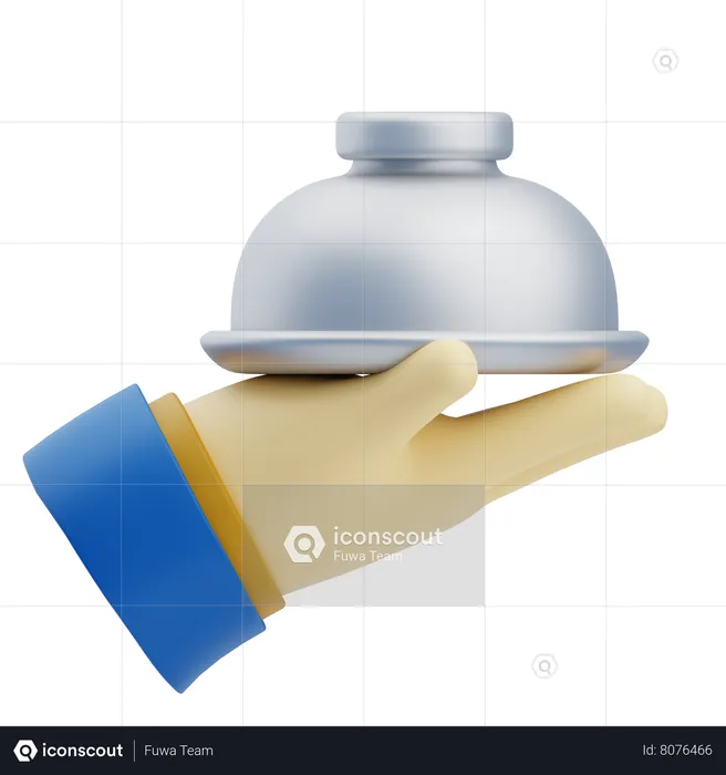 Porción de comida  3D Icon