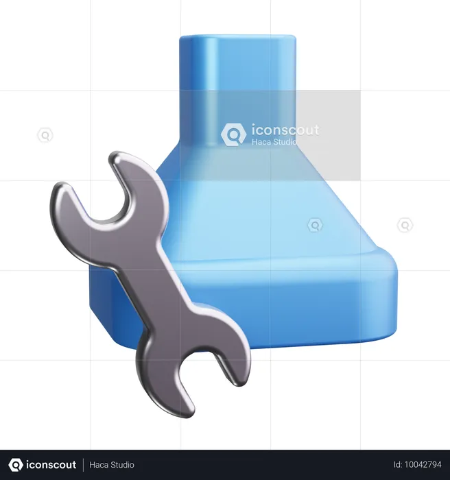 Servicio de extractor  3D Icon