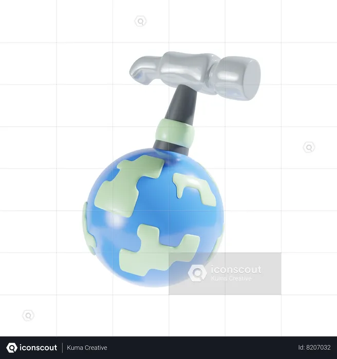 Servicio internacional  3D Icon