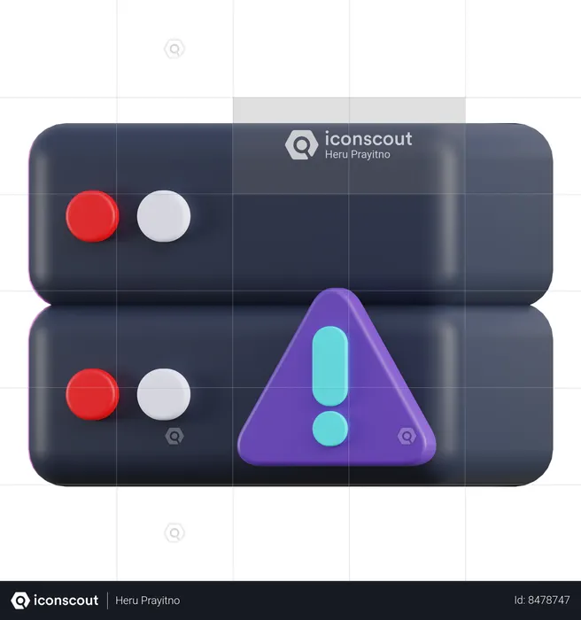 Servidor de aviso  3D Icon