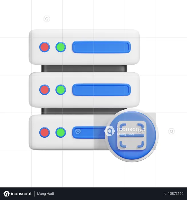 Verificação do servidor  3D Icon