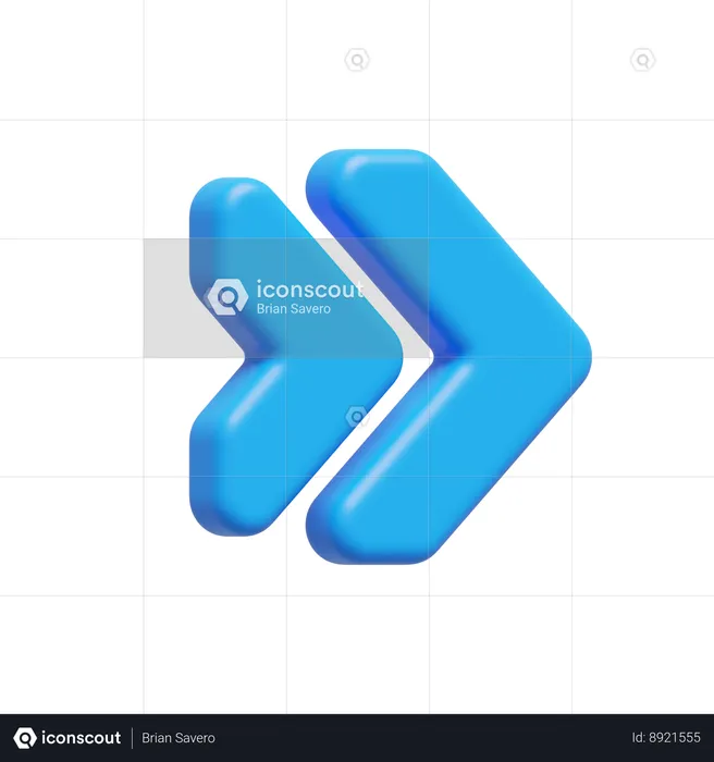 Seta divisa  3D Icon