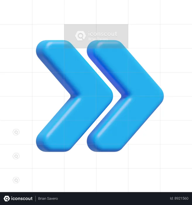 Seta divisa  3D Icon