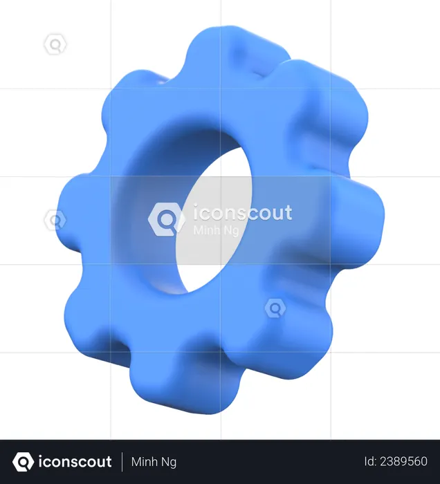 Setting  3D Illustration