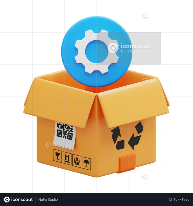 Setting Box  3D Icon