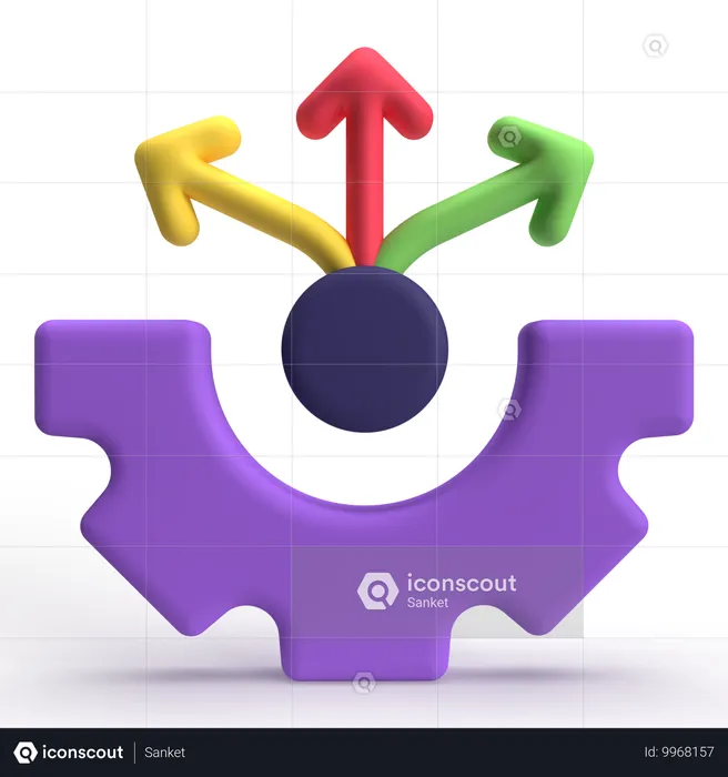 Setting Flexibility  3D Icon