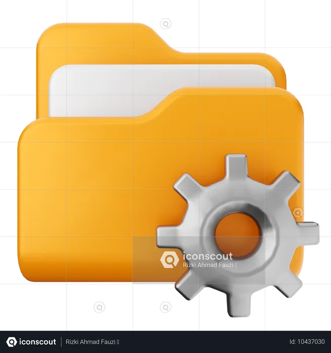 Setting Folder  3D Icon