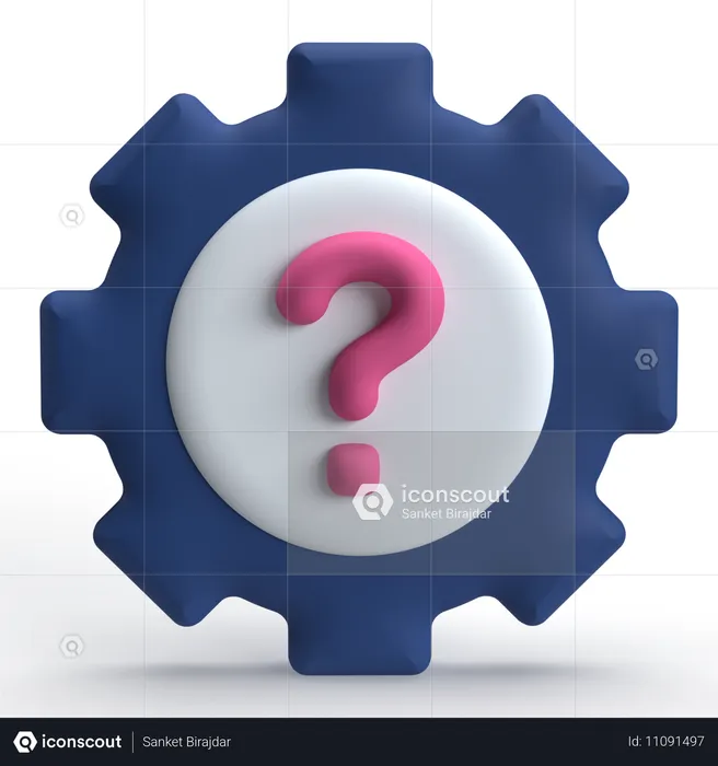 Setting Question  3D Icon