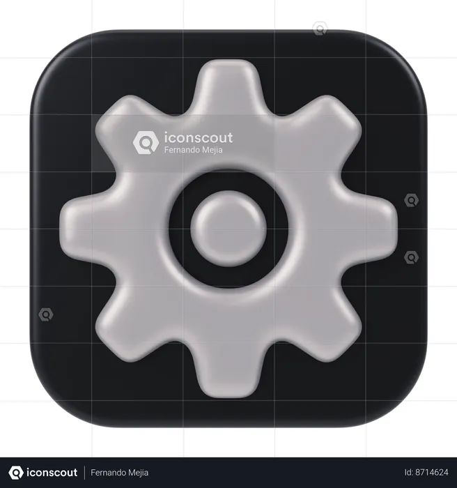 Settings App  3D Icon