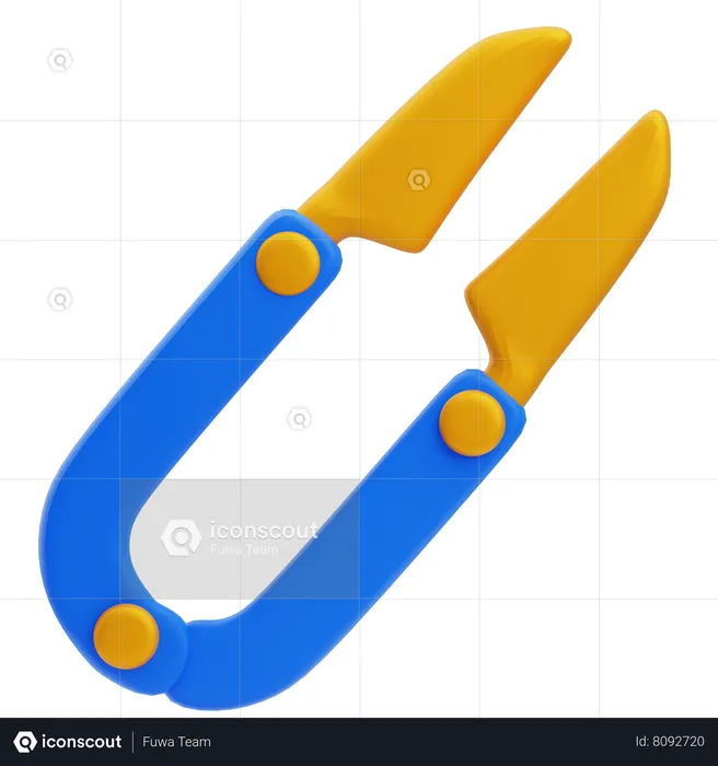 Sewing Cutter  3D Icon