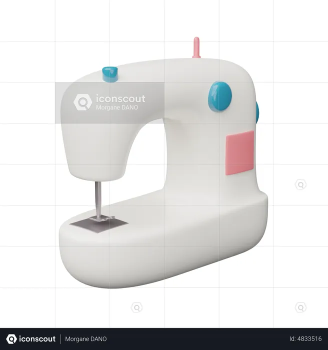 Sewing Machine  3D Icon