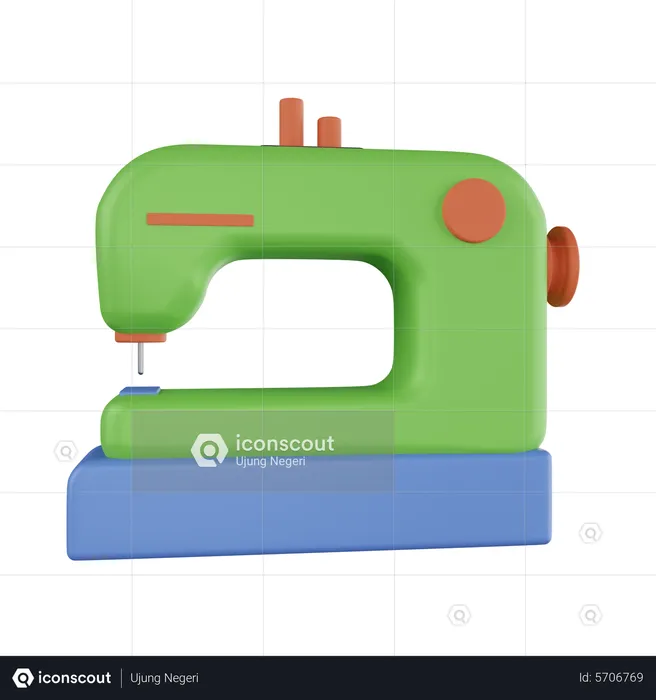 Sewing Machine  3D Icon