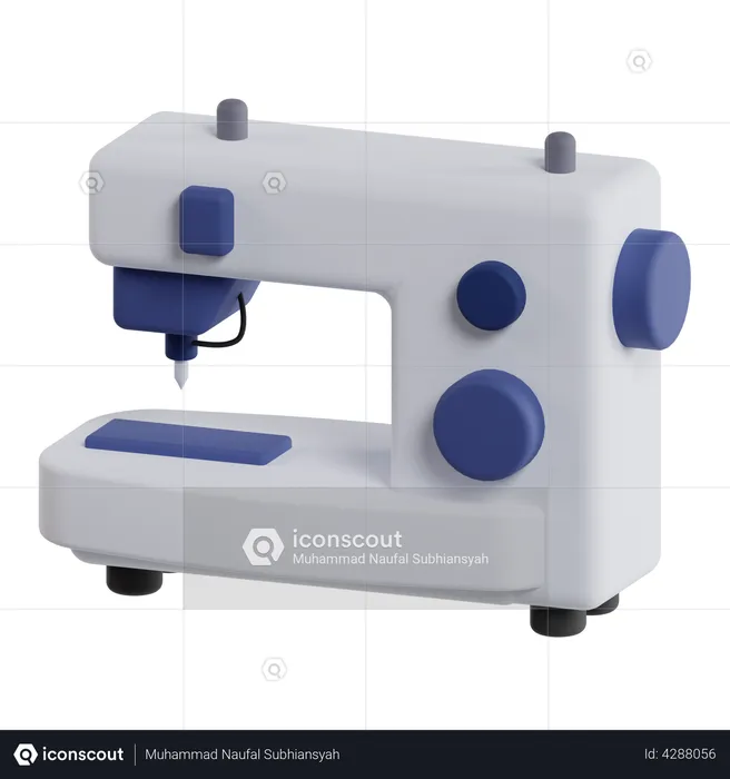 Sewing machine  3D Illustration