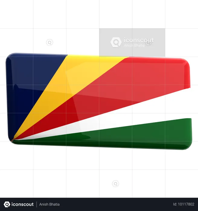 Seychelles Flag 3D Icon