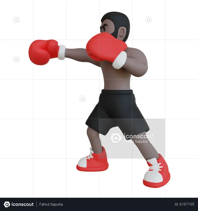 Shadow Boxing  3D Icon