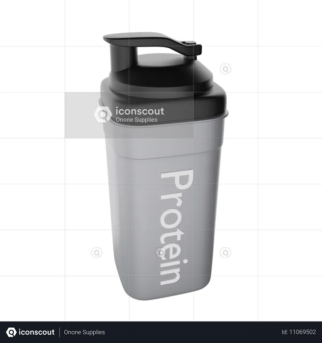 Shake proteico  3D Icon