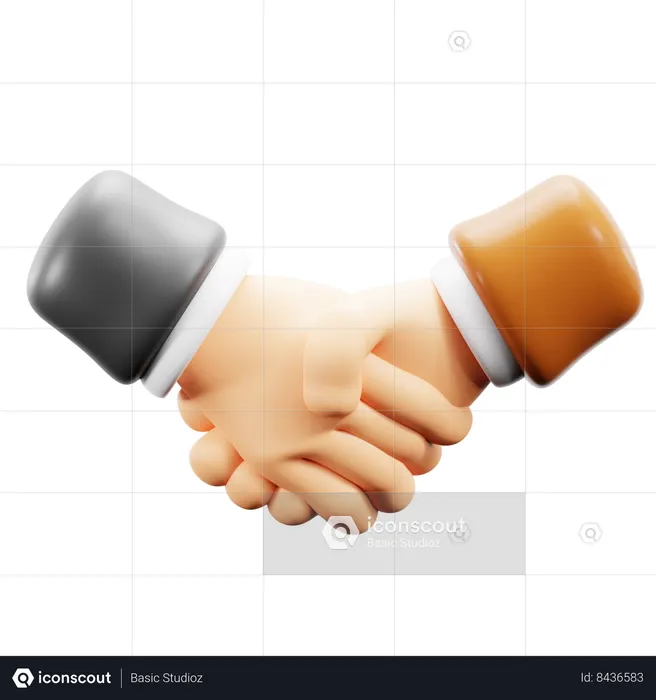 Shake Hand  3D Icon