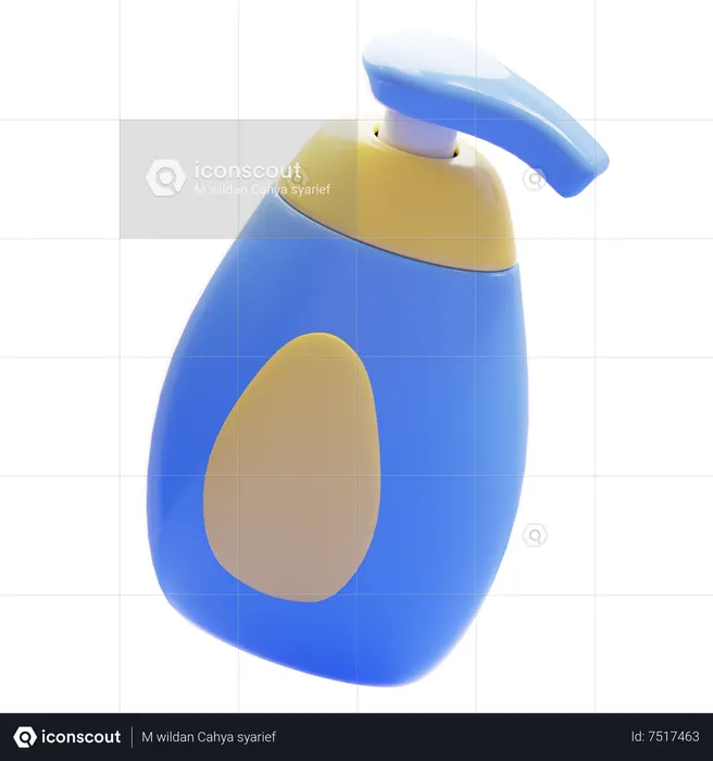 Shampoing pour bébé  3D Icon