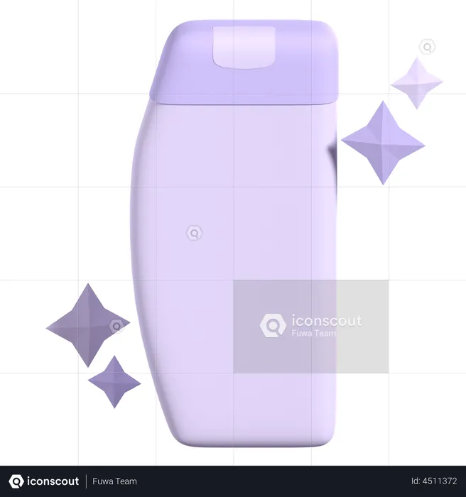 Shampoo  3D Illustration