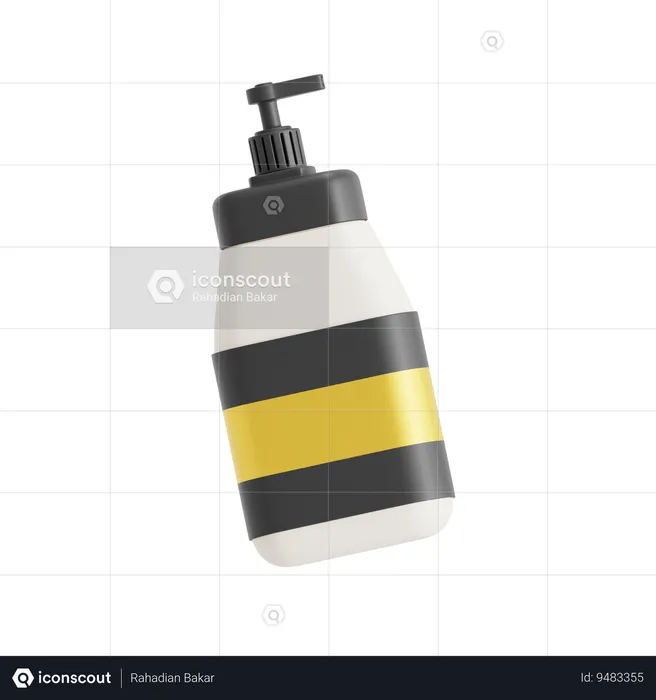 Shampoo Bottle  3D Icon