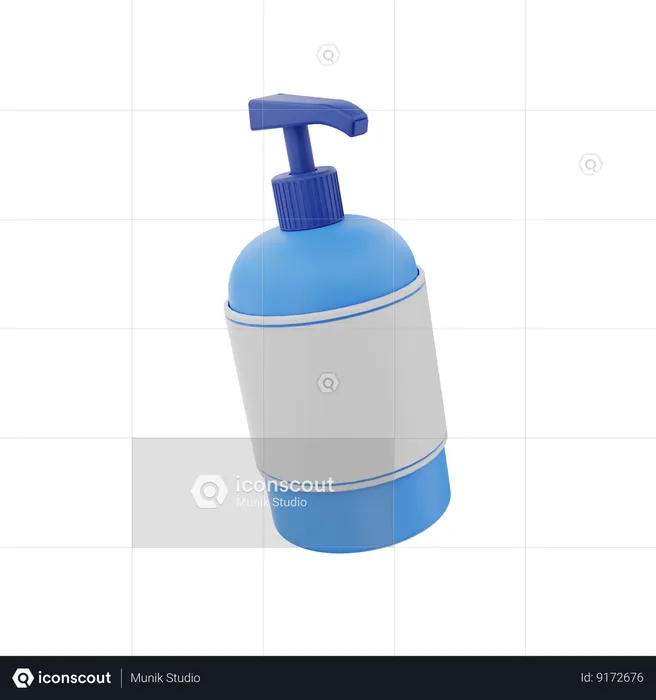 Shampoo Bottle  3D Icon