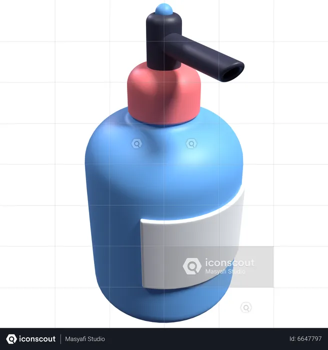 Shampoo Bottle  3D Icon