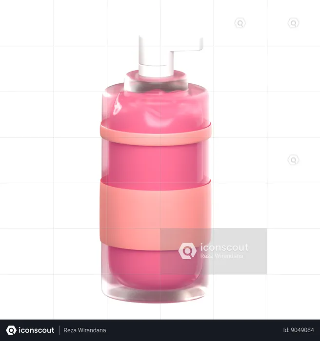 Shampoo Bottle  3D Icon