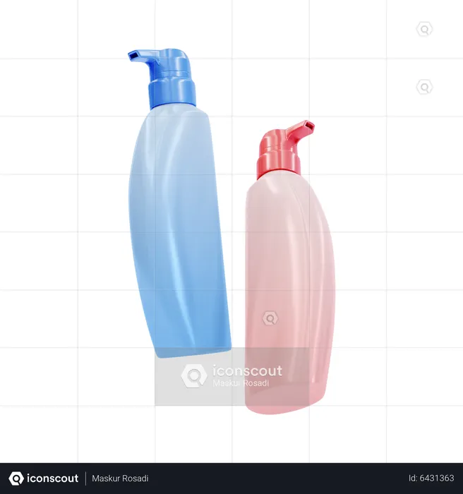 Shampoo Bottle  3D Icon