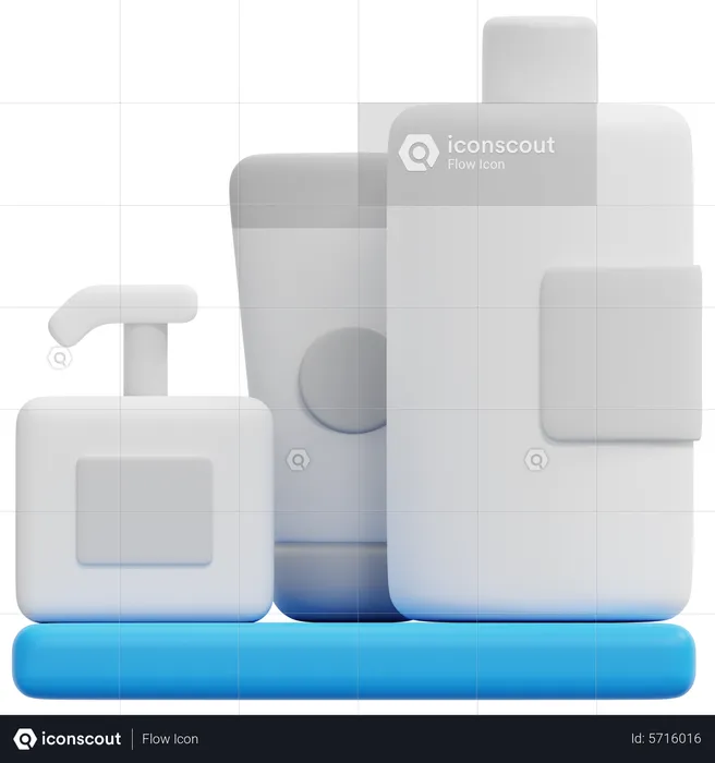 Shampoo-Ablage  3D Icon