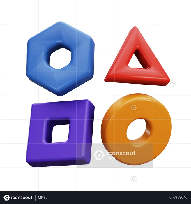 Shape Toys  3D Icon