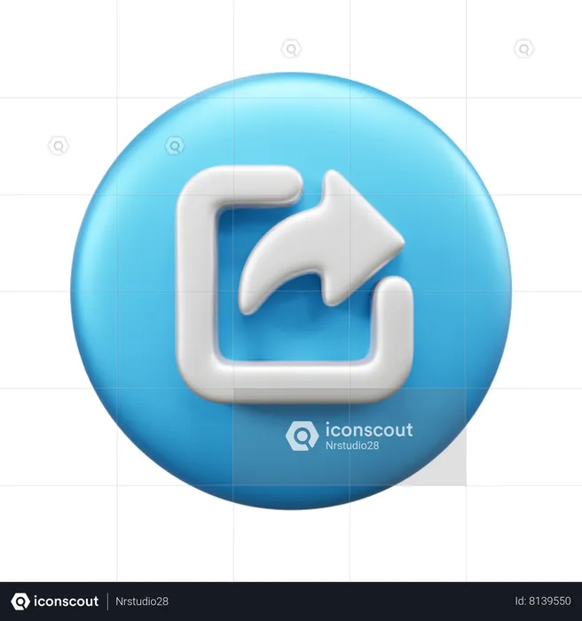 Share  3D Icon