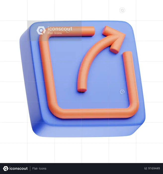 Share  3D Icon