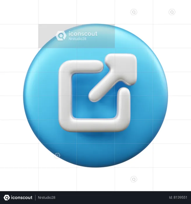 Share  3D Icon