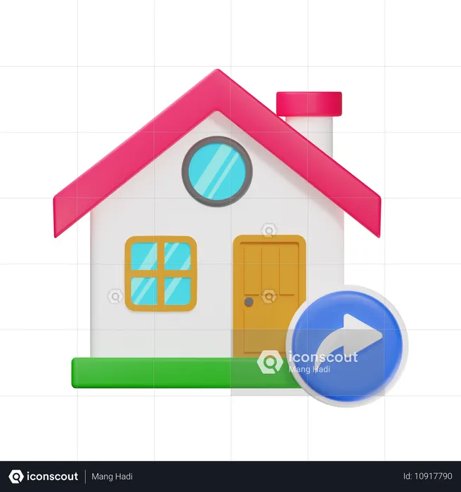 Share House  3D Icon