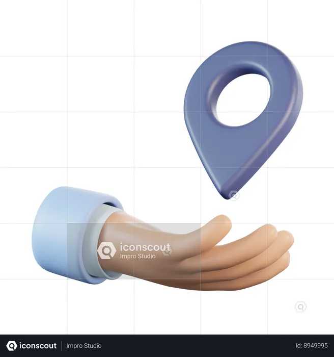 Share Location  3D Icon