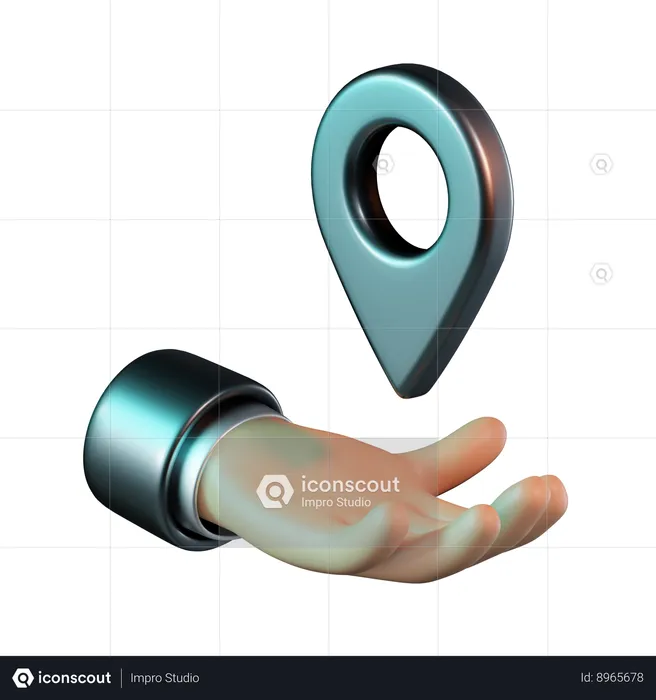 Share Location  3D Icon