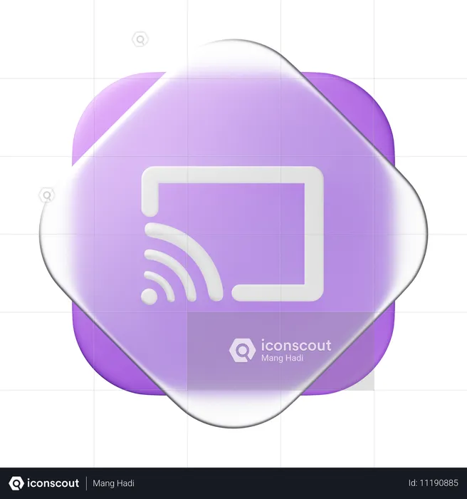 Share Screen  3D Icon