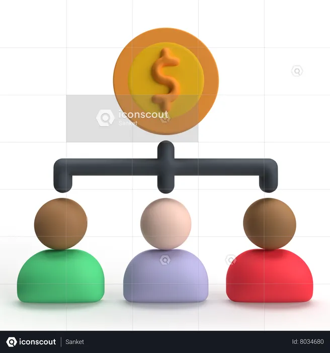 Shareholder  3D Icon