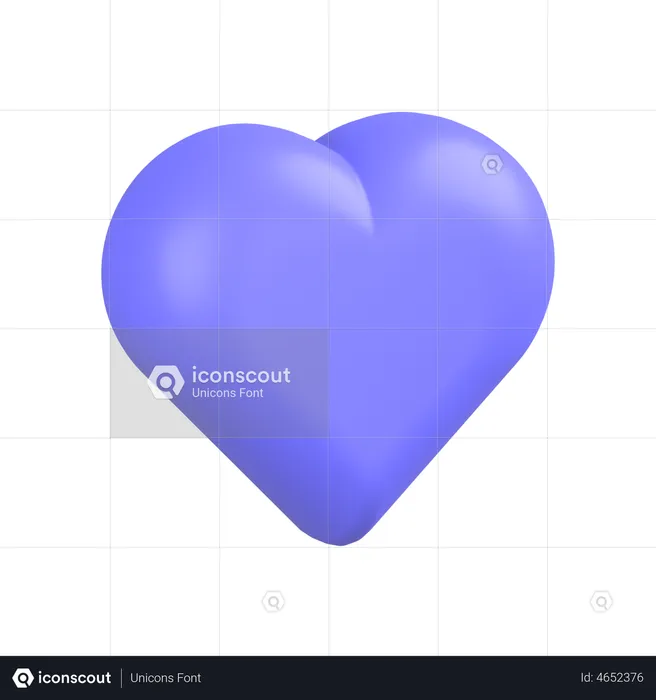 Sharp-heart  3D Icon