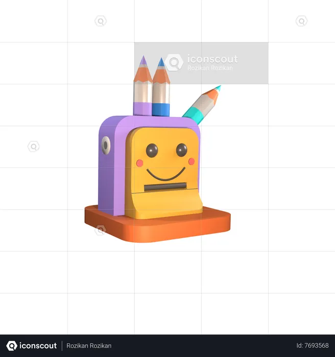 Sharpener  3D Icon